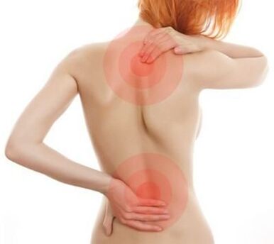 Dolor de espalda con osteocondrosis